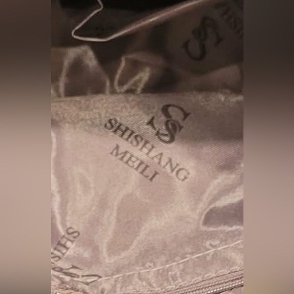 👜🐊 Croc-Embossed Structured Satchel Handbag | New with Strap 🐊👜 - Picture 15 of 16